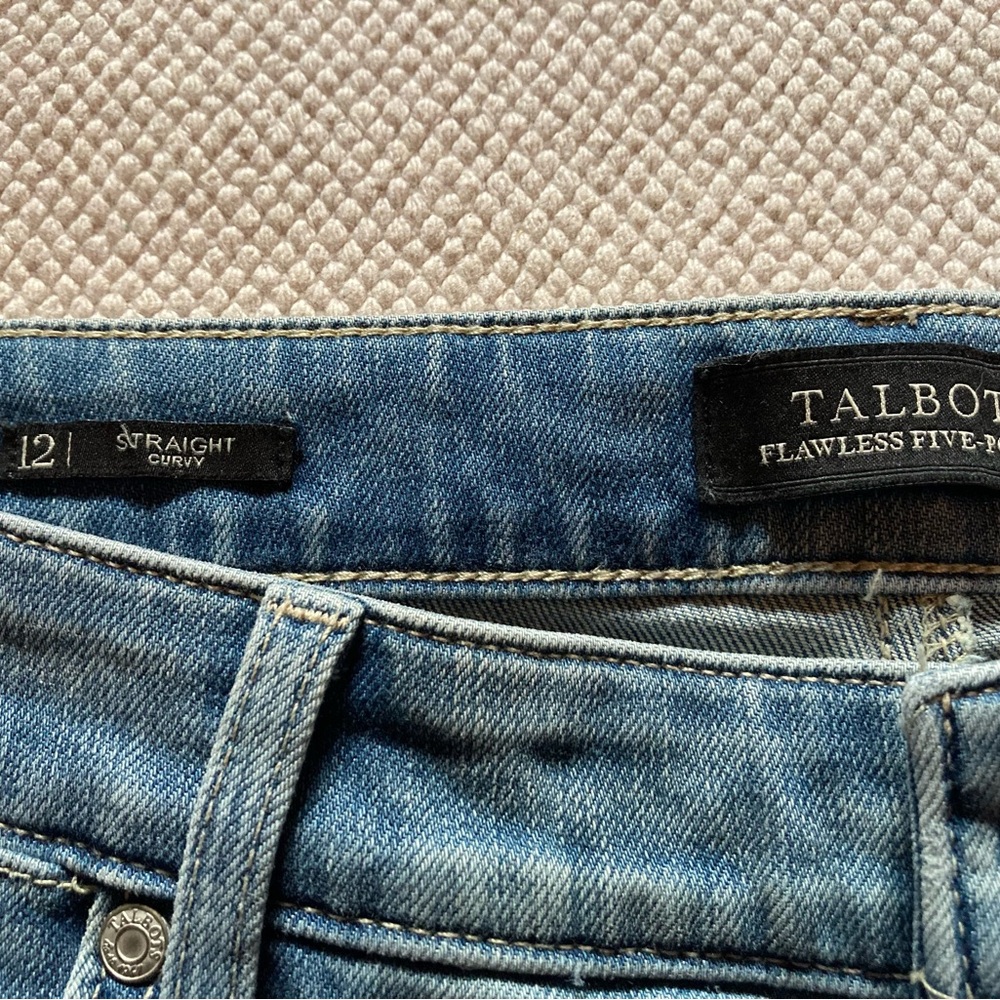 Talbots Women's Classic Denim Straight Leg Jeans